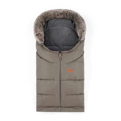 PETITE&MARS - SET Coprigambe per bambini 4in1 ARCTIC + stroller mano muffs FURRY Mocha Mousse