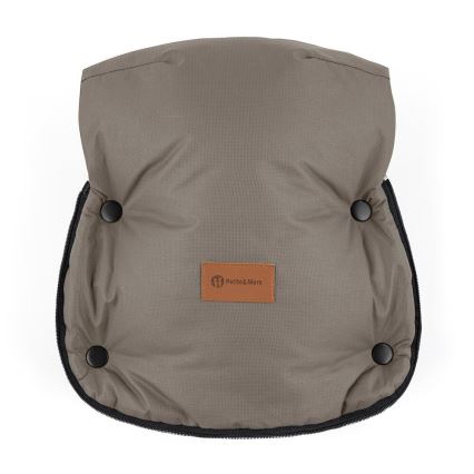 PETITE&MARS - SET Coprigambe per bambini 4in1 ARCTIC + stroller mano muffs FURRY Mocha Mousse