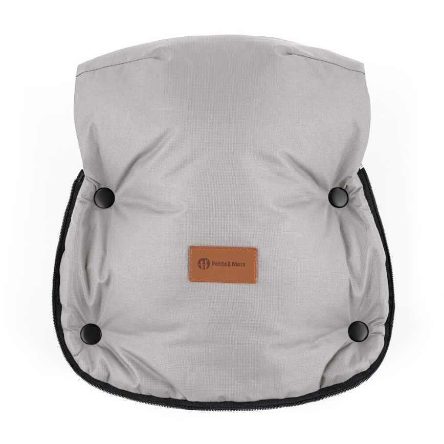 PETITE&MARS - SET Coprigambe per bambini 4in1 COMFY + stroller mano muffs FURRY Champagne Shower