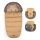 PETITE&MARS - SET Coprigambe per bambini 4in1 COMFY + stroller mano muffs FURRY Elegant Caramel