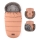 PETITE&MARS - SET Coprigambe per bambini 4in1 COMFY + stroller mano muffs FURRY Pastel Peach