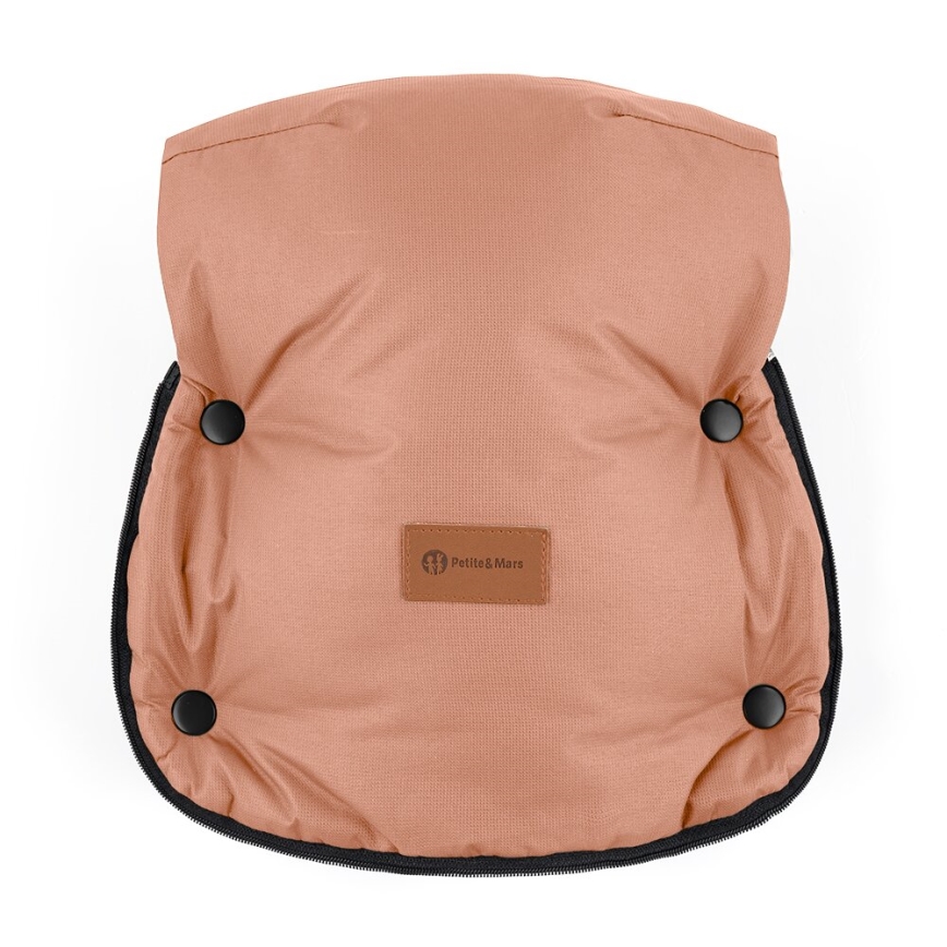 PETITE&MARS - SET Coprigambe per bambini 4in1 COMFY + stroller mano muffs FURRY Pastel Peach