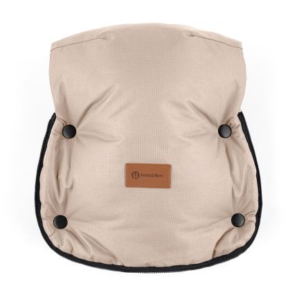 PETITE&MARS - SET Coprigambe per bambini 4in1 COMFY + stroller mano muffs FURRY Rosa Petal