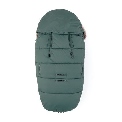 PETITE&MARS - SET Sacco nanna per bambini 4 in 1 COMFY + muffole per passeggino FURRY Khaki