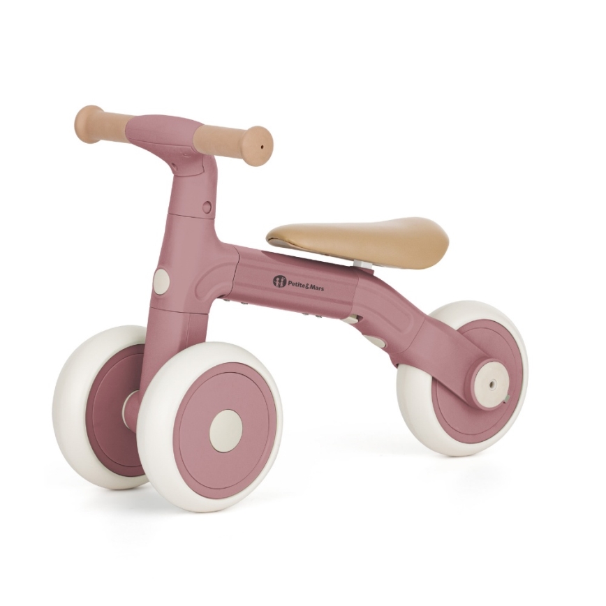 PETITE&MARS - Triciclo 3 in 1 per bambini BINGO Rosa polvere