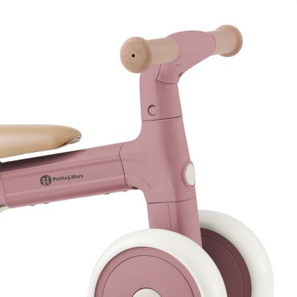 PETITE&MARS - Triciclo 3 in 1 per bambini BINGO Rosa polvere