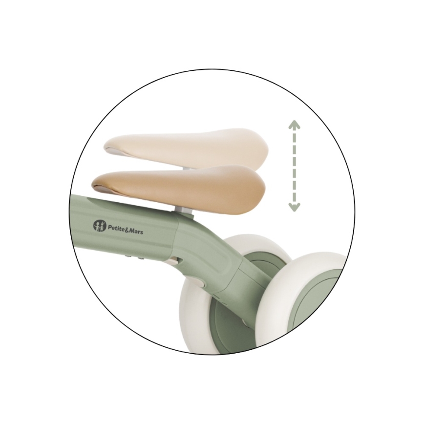 PETITE&MARS - Triciclo 3 in 1 per bambini BINGO Sage Leaf