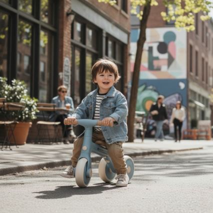 PETITE&MARS - Triciclo 3 in 1 per bambini BINGO Stering Blue