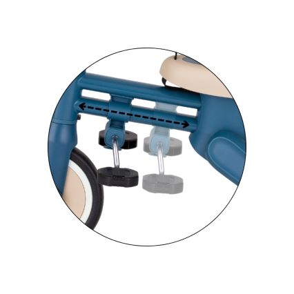 PETITE&MARS - Triciclo 4 in 1 DRIFT Blu Oceano
