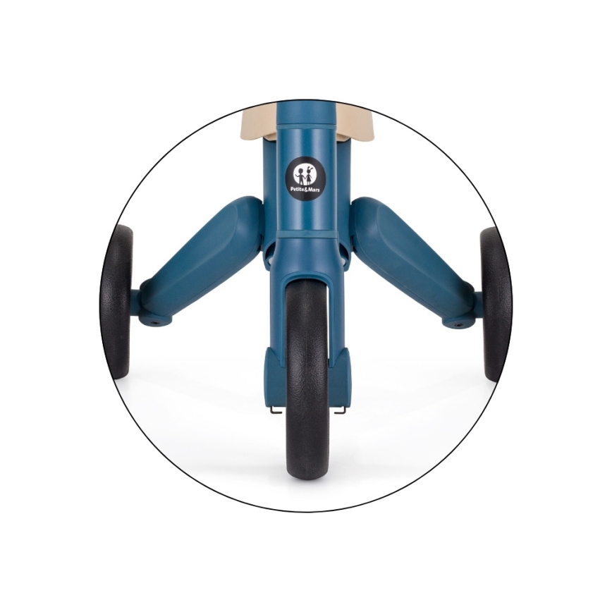 PETITE&MARS - Triciclo 4 in 1 DRIFT Blu Oceano