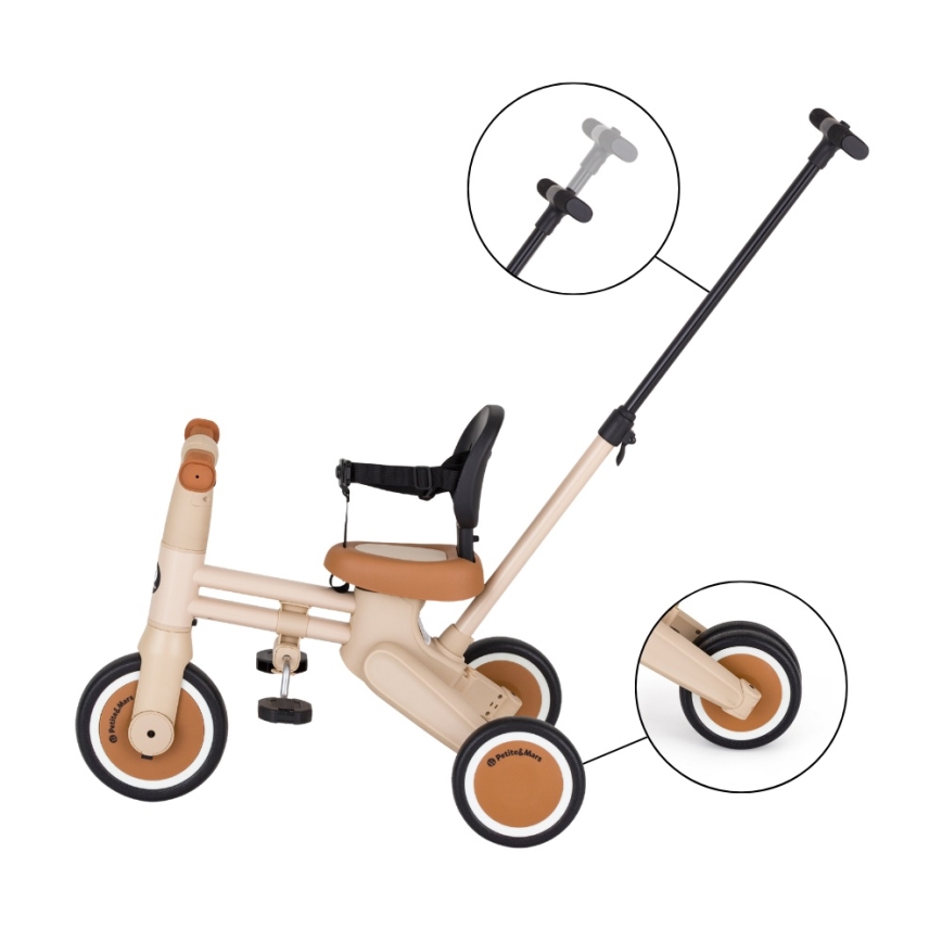 PETITE&MARS - Triciclo 4 in 1 per bambini DRIFT Desert Sand