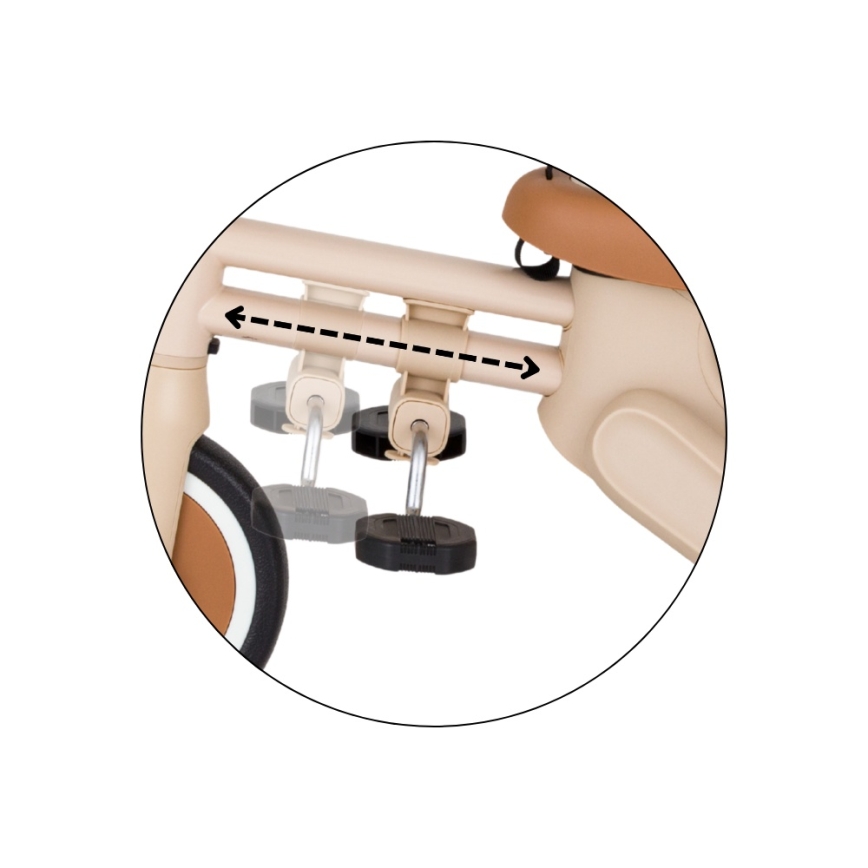 PETITE&MARS - Triciclo 4 in 1 per bambini DRIFT Desert Sand