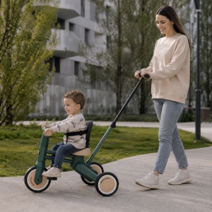 PETITE&MARS - Triciclo 4 in 1 per bambini DRIFT Misty Green