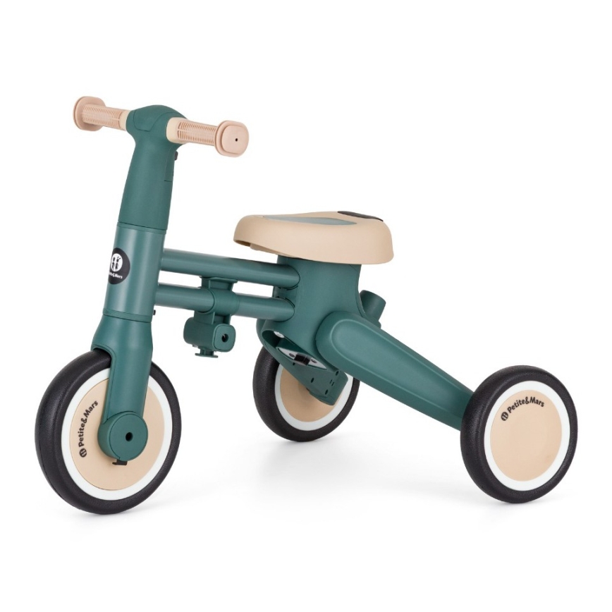 PETITE&MARS - Triciclo 4 in 1 per bambini DRIFT Misty Green