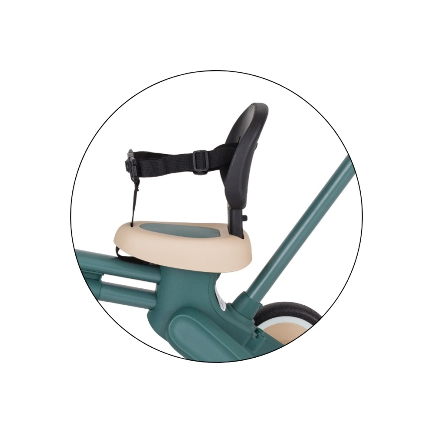 PETITE&MARS - Triciclo 4 in 1 per bambini DRIFT Misty Green