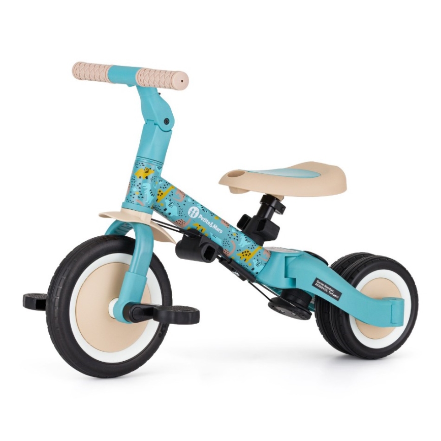 PETITE&MARS - Triciclo 5 in 1 per bambini TURBO LIMITED Dino Park