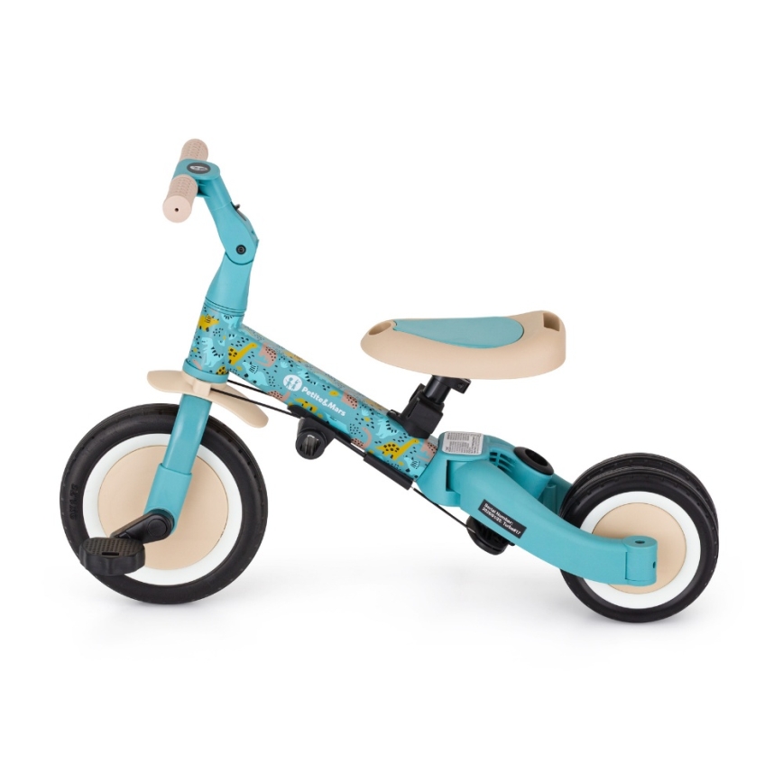 PETITE&MARS - Triciclo 5 in 1 per bambini TURBO LIMITED Dino Park