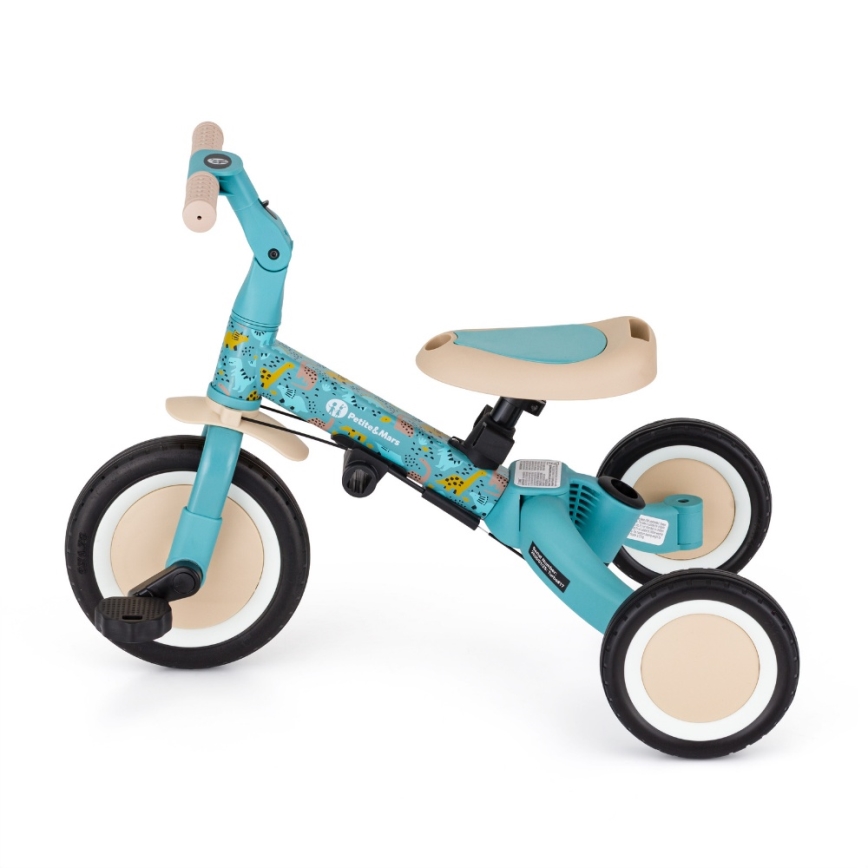 PETITE&MARS - Triciclo 5 in 1 per bambini TURBO LIMITED Dino Park