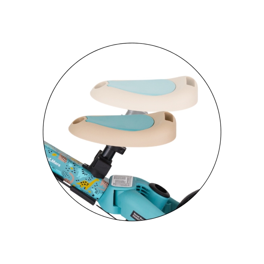 PETITE&MARS - Triciclo 5 in 1 per bambini TURBO LIMITED Dino Park