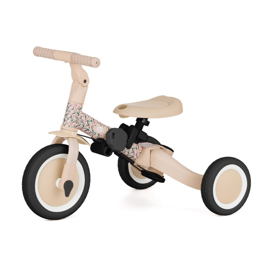 PETITE&MARS - Triciclo 5 in 1 per bambini TURBO LIMITED Pink Meadow
