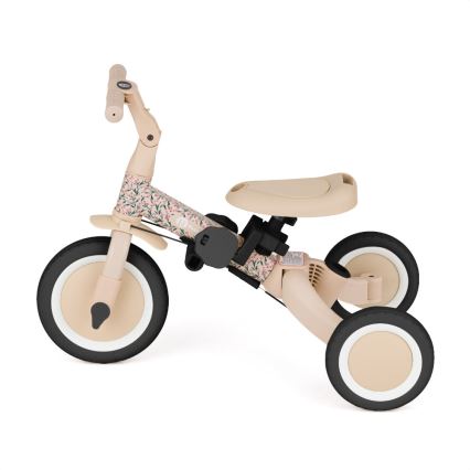 PETITE&MARS - Triciclo 5 in 1 per bambini TURBO LIMITED Pink Meadow