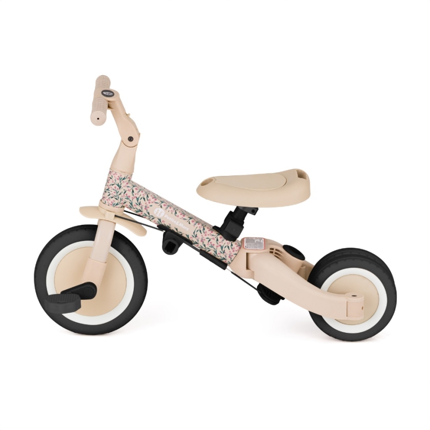 PETITE&MARS - Triciclo 5 in 1 per bambini TURBO LIMITED Pink Meadow