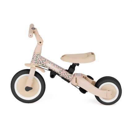 PETITE&MARS - Triciclo 5 in 1 per bambini TURBO LIMITED Pink Meadow