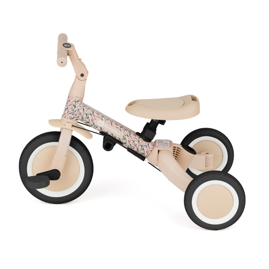 PETITE&MARS - Triciclo 5 in 1 per bambini TURBO LIMITED Pink Meadow