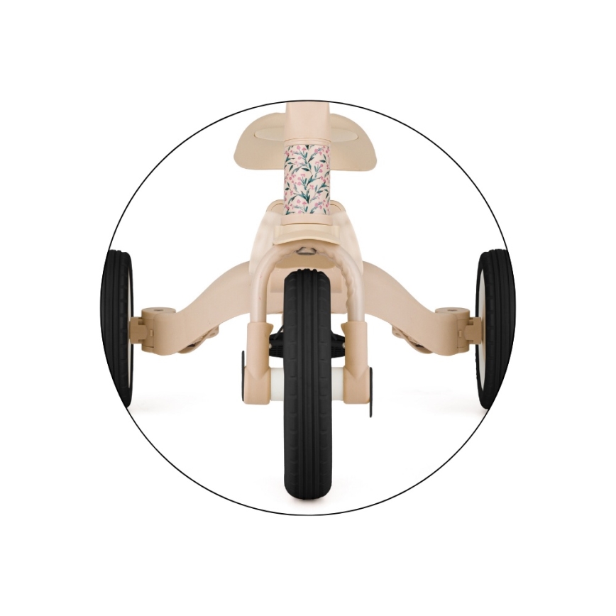 PETITE&MARS - Triciclo 5 in 1 per bambini TURBO LIMITED Pink Meadow