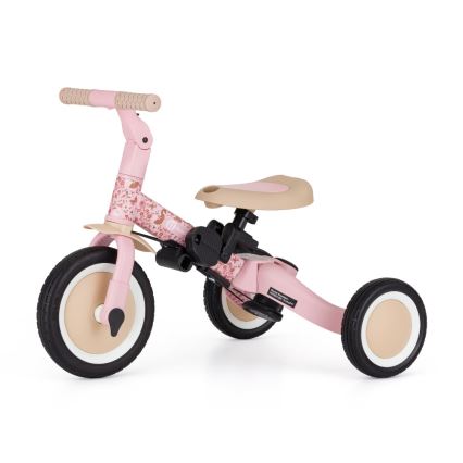 PETITE&MARS - Triciclo 5 in 1 per bambini TURBO LIMITED Rosy Wilderness