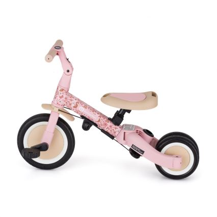 PETITE&MARS - Triciclo 5 in 1 per bambini TURBO LIMITED Rosy Wilderness
