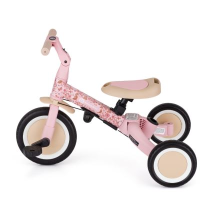 PETITE&MARS - Triciclo 5 in 1 per bambini TURBO LIMITED Rosy Wilderness