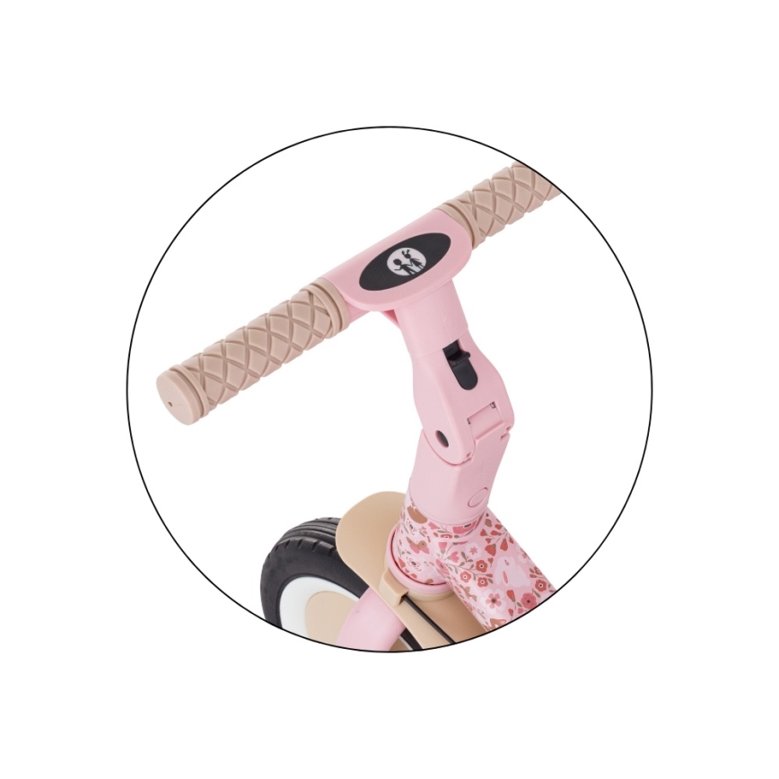 PETITE&MARS - Triciclo 5 in 1 per bambini TURBO LIMITED Rosy Wilderness