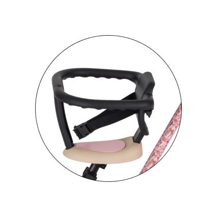 PETITE&MARS - Triciclo 5 in 1 per bambini TURBO LIMITED Rosy Wilderness