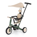 PETITE&MARS - Triciclo 5 in 1 per bambini TURBO PLUS Misty Green