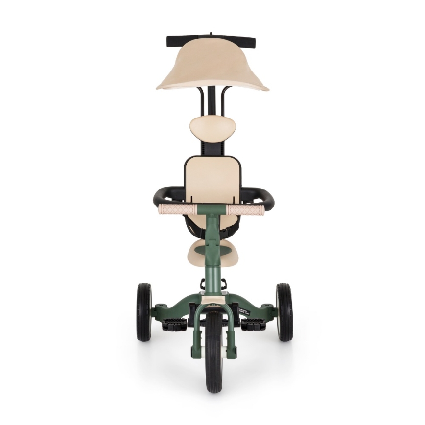 PETITE&MARS - Triciclo 5 in 1 per bambini TURBO PLUS Misty Green