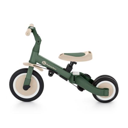 PETITE&MARS - Triciclo 5 in 1 per bambini TURBO PLUS Misty Green