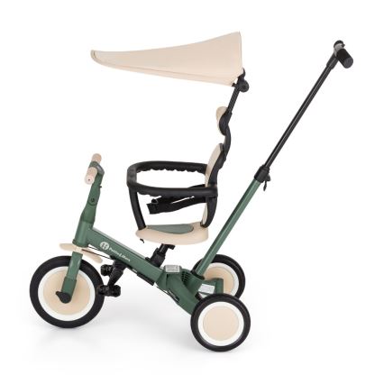 PETITE&MARS - Triciclo 5 in 1 per bambini TURBO PLUS Misty Green