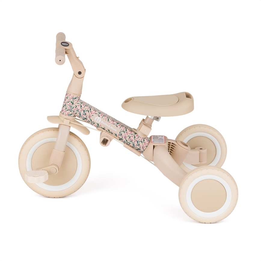 PETITE&MARS - Triciclo per bambini 5 in 1 TURBO LIMITED Prato Rosa