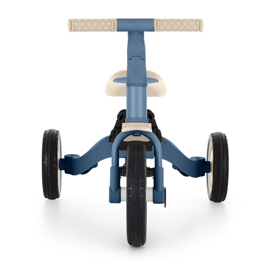 PETITE&MARS - Triciclo per bambini 5 in 1 TURBO PLUS Blu Oceano