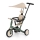PETITE&MARS - Triciclo per bambini 5 in 1 TURBO PLUS Misty Green
