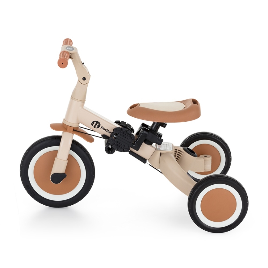 PETITE&MARS - Triciclo per bambini 5 in 1 TURBO PLUS Sabbia del Deserto