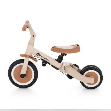 PETITE&MARS - Triciclo per bambini 5 in 1 TURBO PLUS Sabbia del Deserto