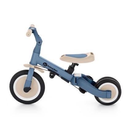 PETITE&MARS - Triciclo per bambini 5in1 TURBO Ocean Blue