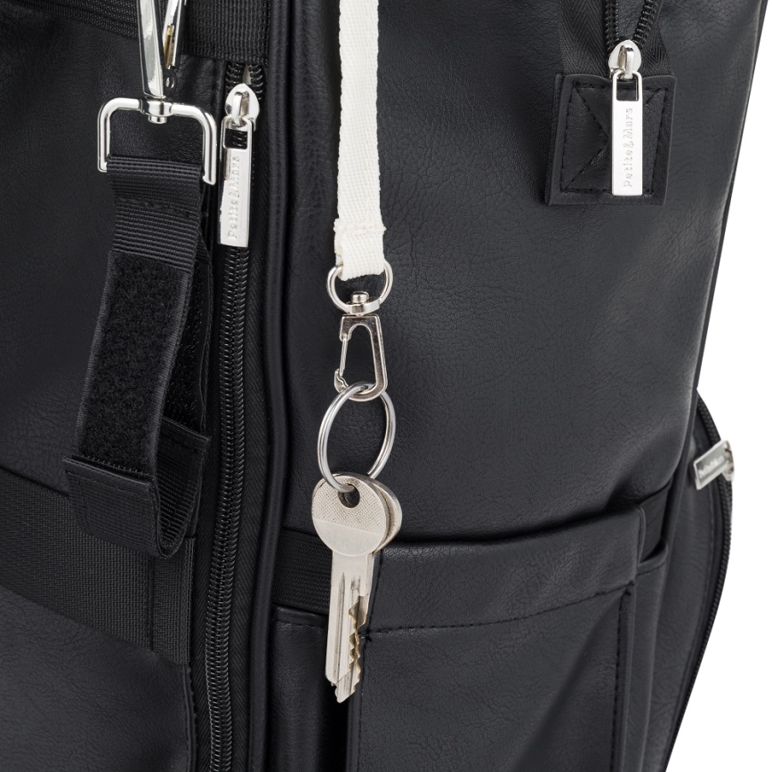 PETITE&MARS - Zaino fasciatoio per passeggino JASPER nero