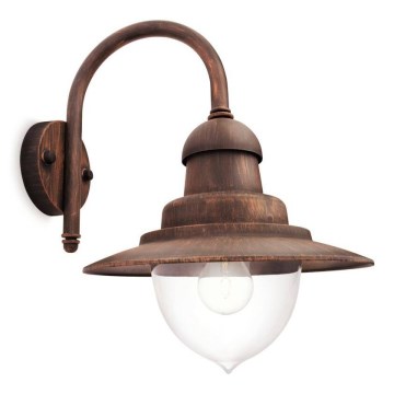 Philips 01652/06/PN - Lampada da parete per esterni MYGARDEN RAINDROP 1xE27/53W/230V IP44