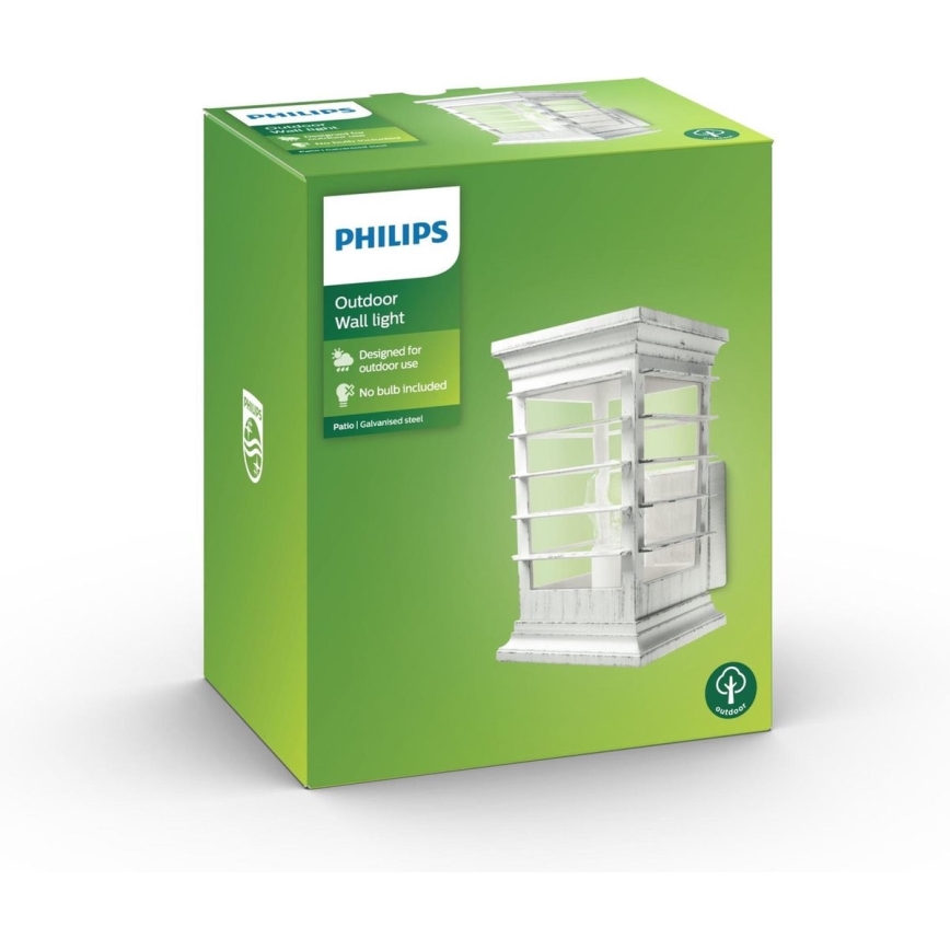 Philips 15280/18/PN - Applique da esterno PATIO 1xE27/60W/230V IP44