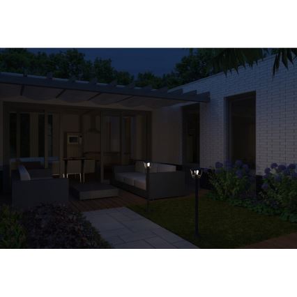 Philips 15383/30/16 - Lampada da esterno MYGARDEN CREEK 1xE27/60W/230V nero