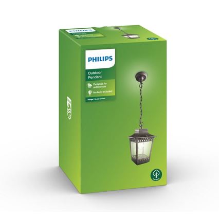 Philips 15406/86/PN - Lampadario da esterno HEDGE 1xE27/60W/230V IP44