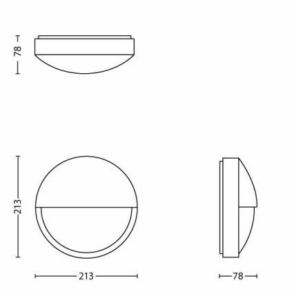 Philips - Applique a LED da esterno LED/6W